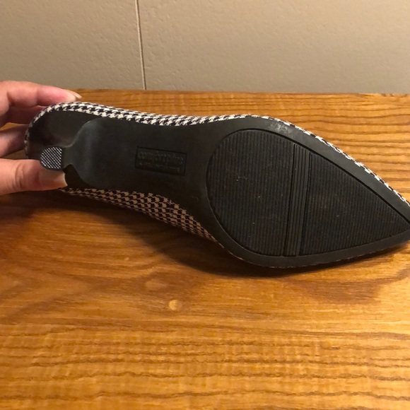 Black and white hornstooth heels - Picture 4 of 4